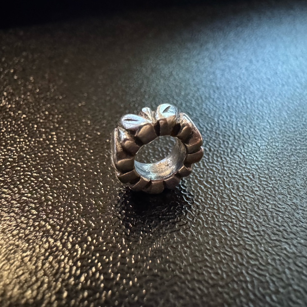 Authentic RETIRED Pandora Leaf Spacer Charm